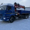 Бортовой КамАЗ 65117 с КМУ Инман IT-150